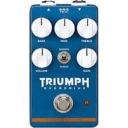 Wampler Collective Triumph Overdrive Effects Pedal Blue