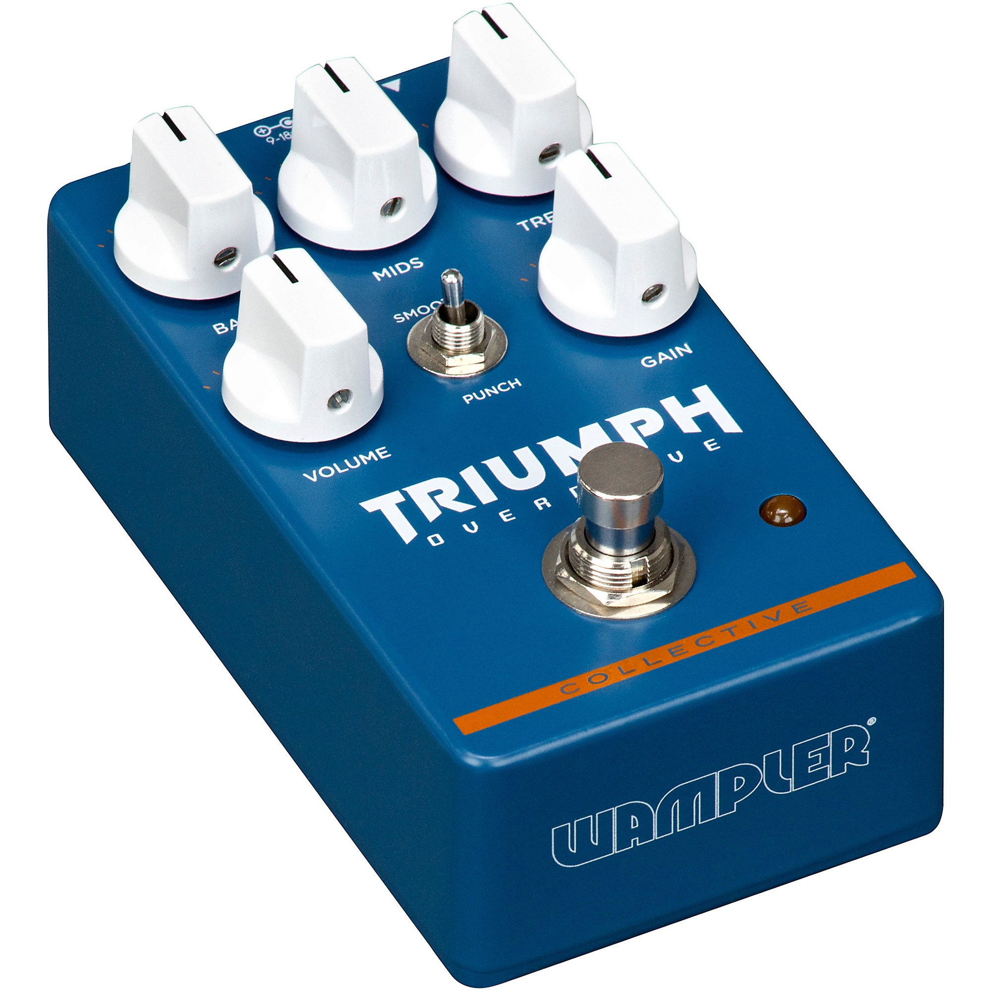 【GINGER掲載商品】 Wampler Collective Triumph Overdrive Effects Pedal Blue ギター