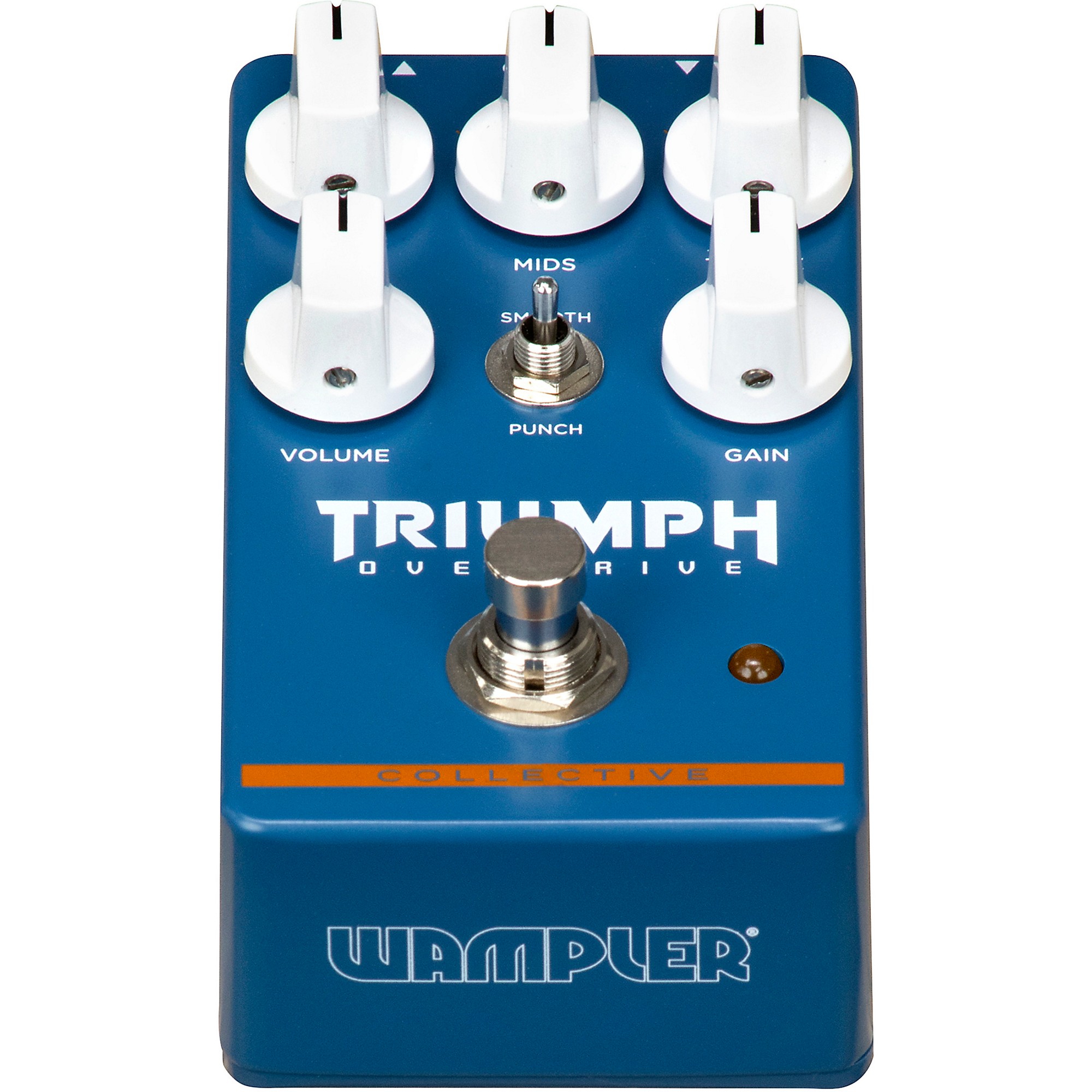 Wampler Collective Triumph Overdrive Effects Pedal Blue | Guitar