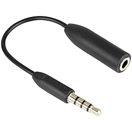 Saramonic SR-UC201 1/8" (3.5mm) Female TRS Microphone Adapter Cable to 1/8" (3.5mm) Male TRRS for iPhone, iPad, & Android ...