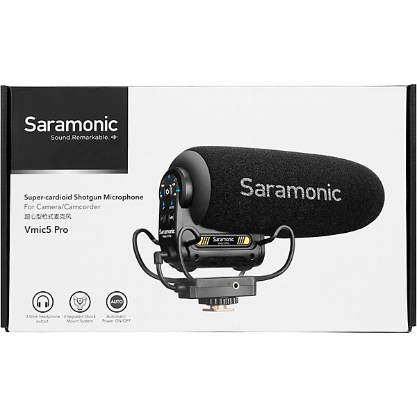 Saramonic Vmic5 Pro Advanced On-Camera Supercardioid Shotgun Microphone