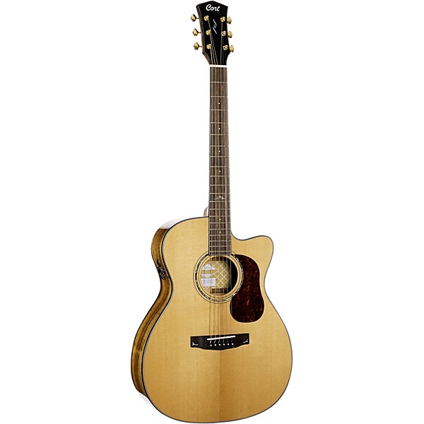 Cort Gold Series OC6 Orchestra Bocote Acoustic Electric Guitar Natural