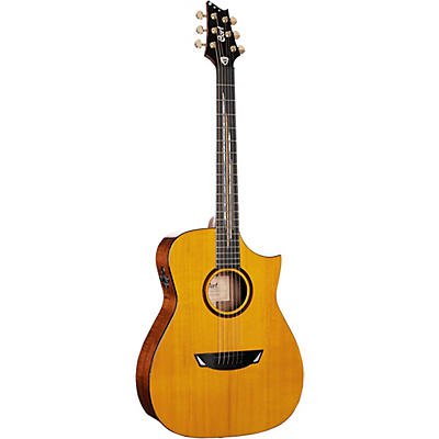 Cort Luxe Ii Frank Gambale Signature Series Acoustic Electric Guitar Natural for sale