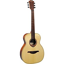 Lag Guitars Tramontane Travel Series Acoustic Guitar Spruce and Khaya Mahogany Natural