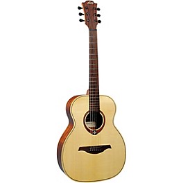 Lag Guitars Tramontane Travel Series Acoustic Guitar Spruce and Khaya Mahogany Natural