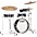 TAMA Club-JAM 4-Piece Pancake Ki... TAMA Club-JAM 4-Piece Pancake Kit With 18" Bass Drum Hairline Black Chrome Shell Hardware