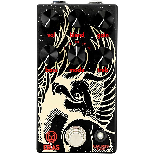Clearance Walrus Audio Eras Five-State Distortion Obsidian Series Effects Pedal Black