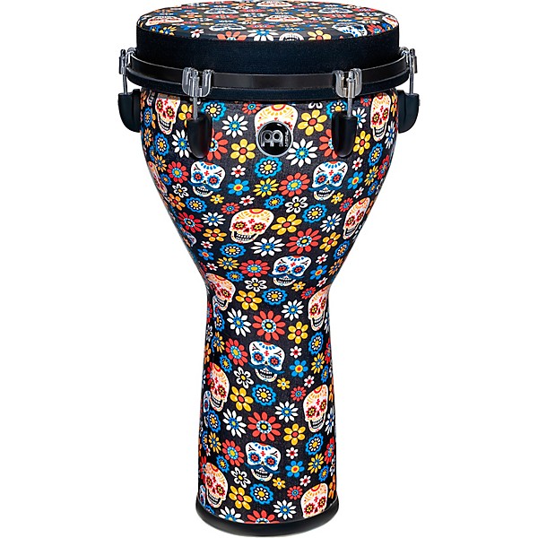 MEINL Jumbo Djembe with Matching Synthetic Designer Head 12 in. Day of the Dead
