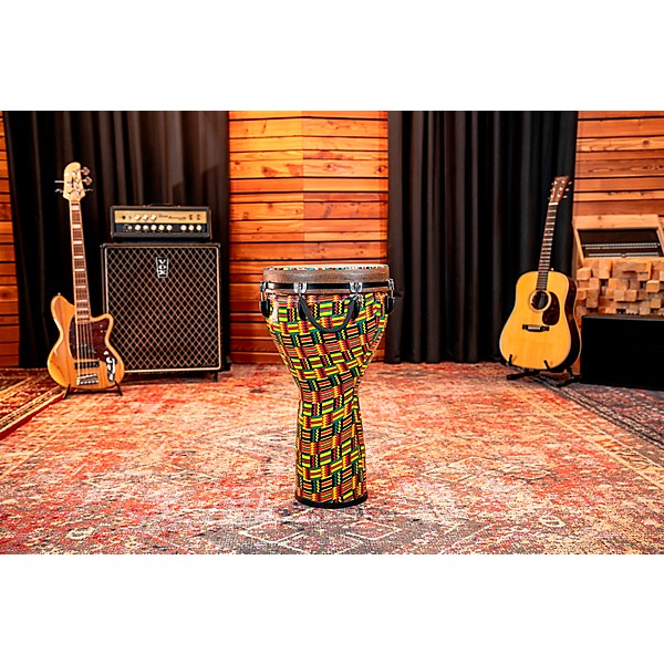 MEINL Jumbo Djembe with Matching Synthetic Designer Head 14 in. Simbra