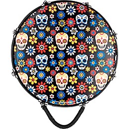 MEINL Jumbo Djembe with Matching Synthetic Designer Head 14 in. Day of the Dead