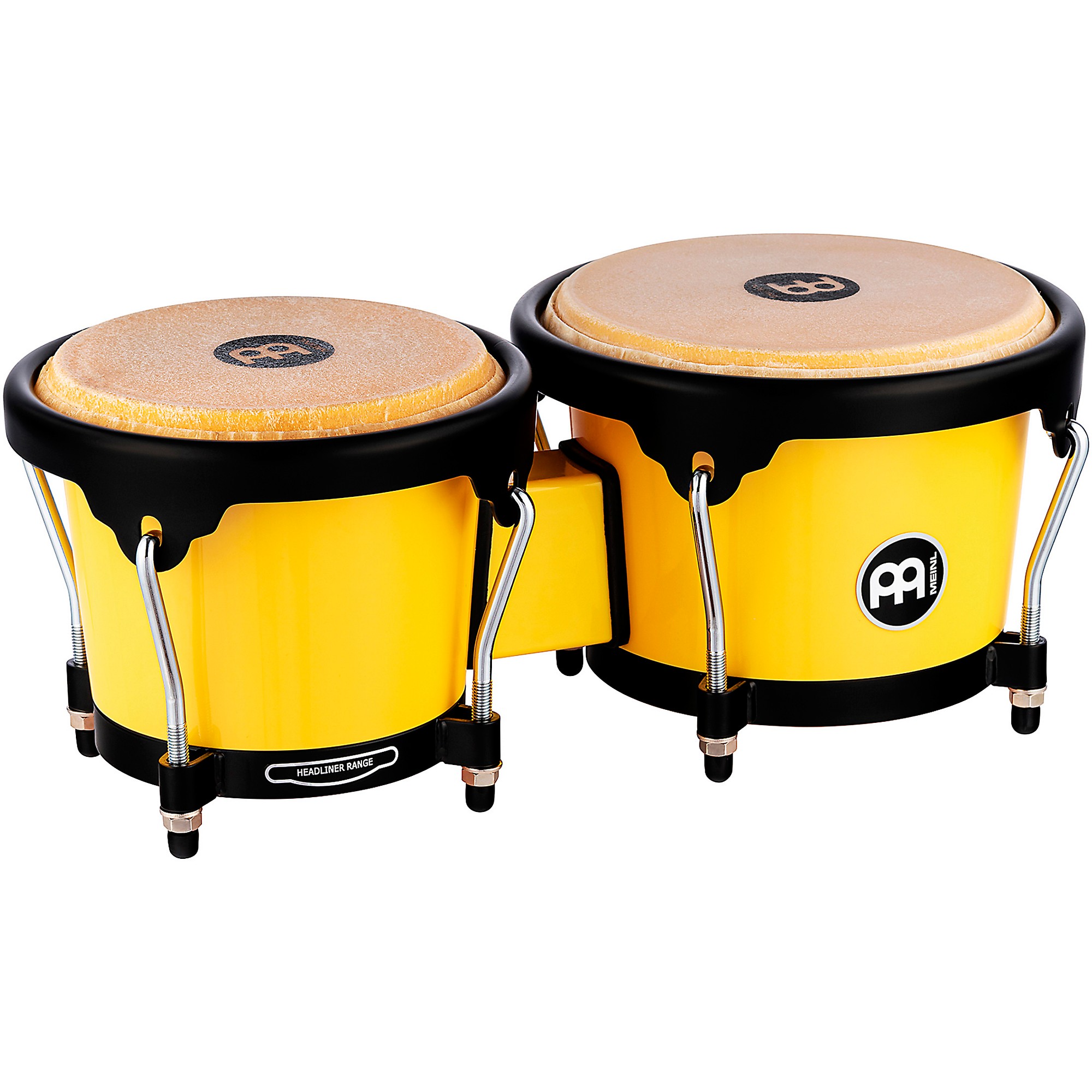 MEINL Headliner Series Bongos Illuminating Yellow | Guitar Center