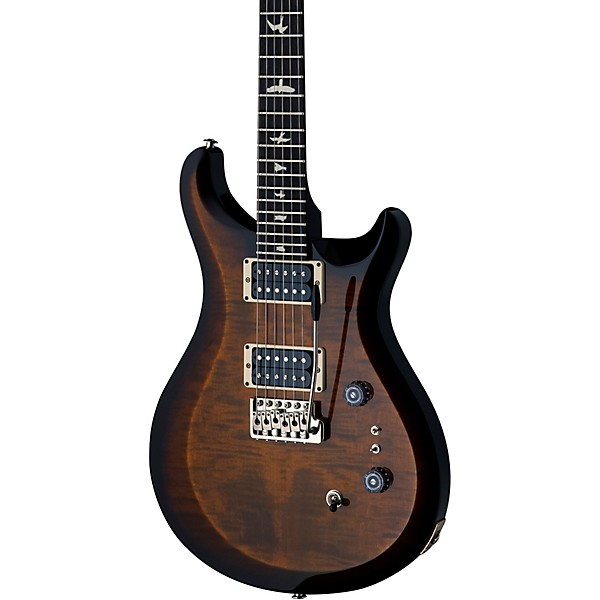 PRS S2 Custom 24 08 Electric Guitar Black Amber