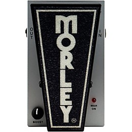 Morley 20/20 Lead Wah Boost Effects Pedal Black and Grey