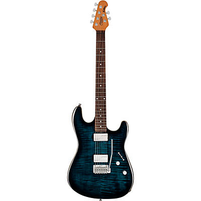 Sterling By Music Man Sabre Electric Guitar Deep Blue Burst for sale