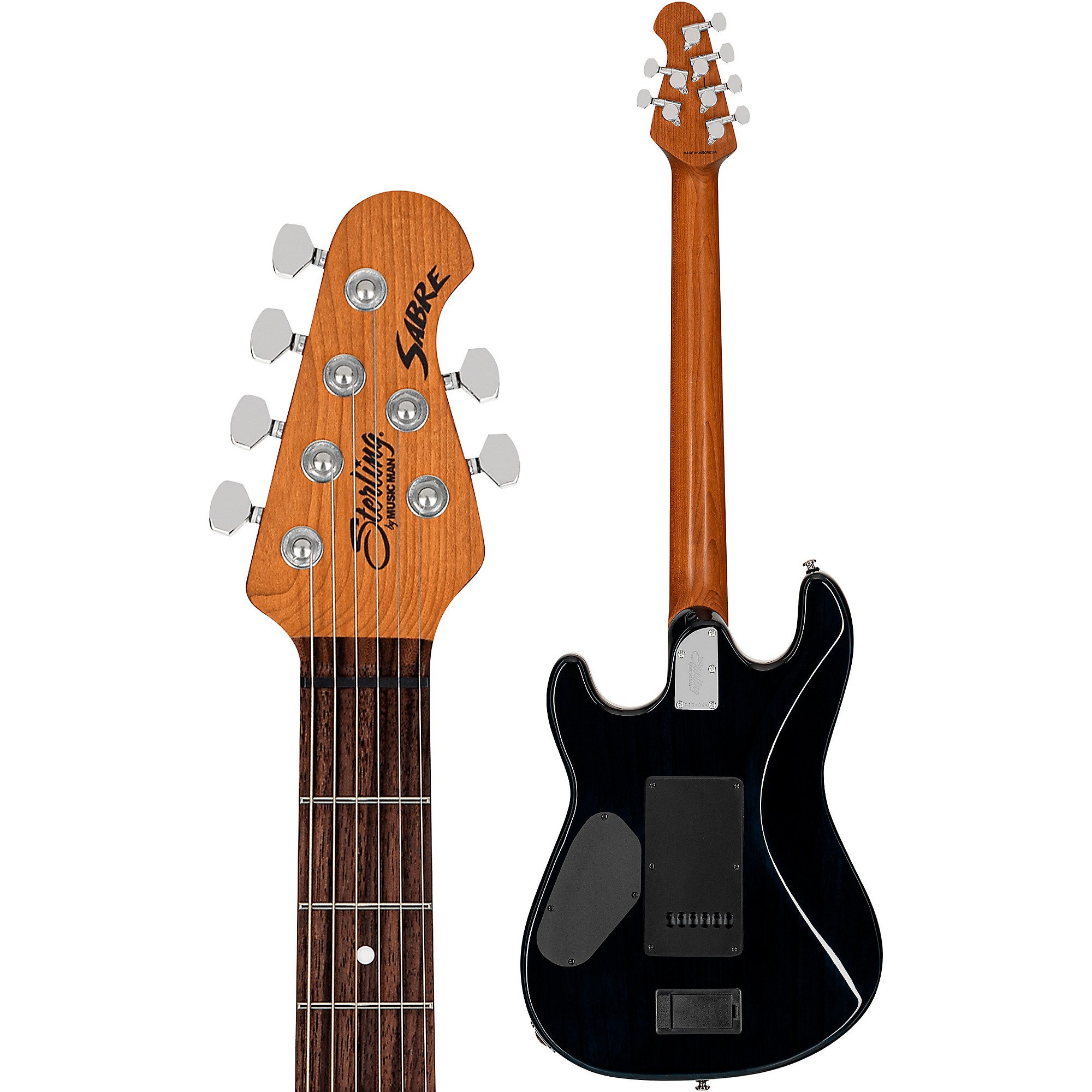 Sterling by Musicman SABRE 6弦ギター Sterling by musicman Sabre - deep blue burst Str shape electric guitar