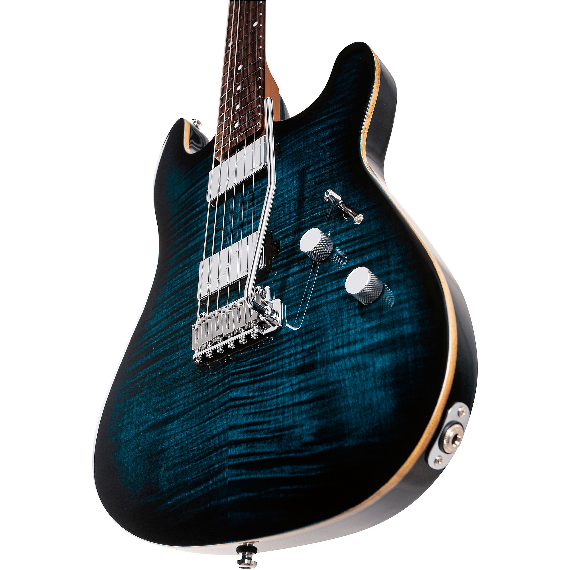 Sterling by Music Man Sabre Electric Guitar Deep Blue Burst