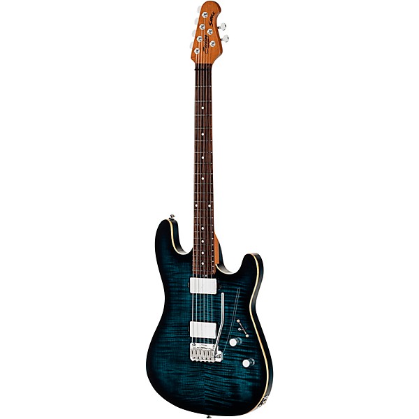 Sterling by Music Man Sabre Electric Guitar Deep Blue Burst