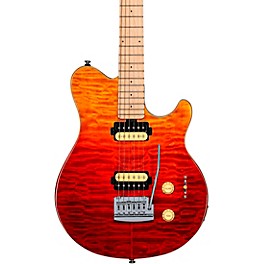 Sterling by Music Man Axis Quilted Maple Electric Gu... Sterling by Music Man Axis Quilted Maple Electric Guitar Spectrum Red