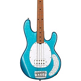 Sterling by Music Man StingRay Ray34 Sparkle Elect... Sterling by Music Man StingRay Ray34 Sparkle Electric Bass Blue Sparkle