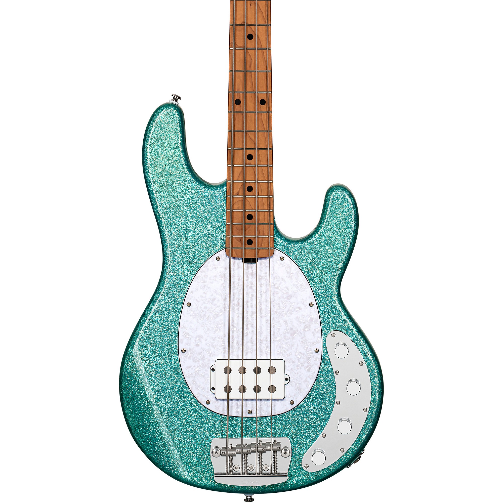 Sterling by Music Man StingRay Ray34 Sparkle Electric Bass Seafoam Sparkle