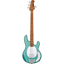 Open Box Sterling by Music Man StingRay Ray34 Sparkle Electric Bass Level 2 Seafoam Sparkle 194744837739