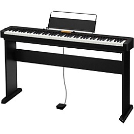 Casio CDP-S360CS Compact Digital Piano With CS-46 Matching Wooden Stand Black