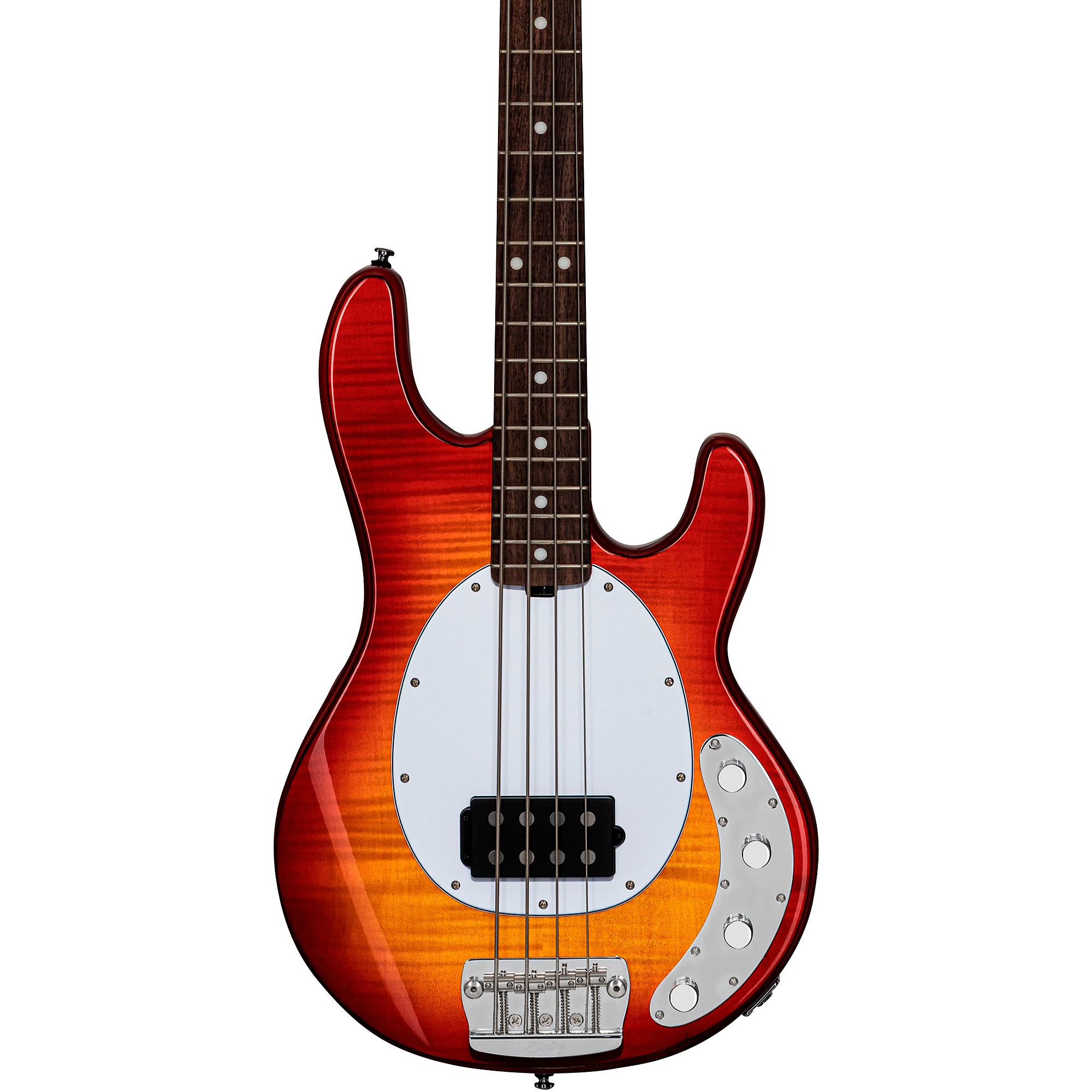 Sterling by Music Man StingRay Ray34 Flame Maple Electric Bass 