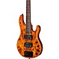Sterling by Music Man StingRay Ray35HH Burl Top 5-String Electric Bass Amber