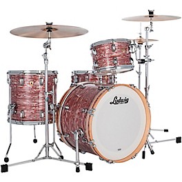 Ludwig Classic Maple 3-Piece Downbeat Shell Pack Pink Oyster