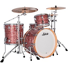 Ludwig Classic Maple 3-Piece Fab Shell Pack Pink Oyster