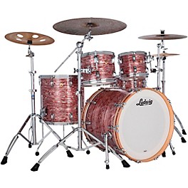 Ludwig Classic Maple 4-Piece MOD Shell Pack With 22" Bass Drum Pink Oyster