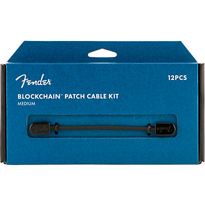 Fender Blockchain Patch Cable Kit Medium  Black for sale