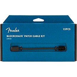 Fender Blockchain Patch Cable Kit Large Black