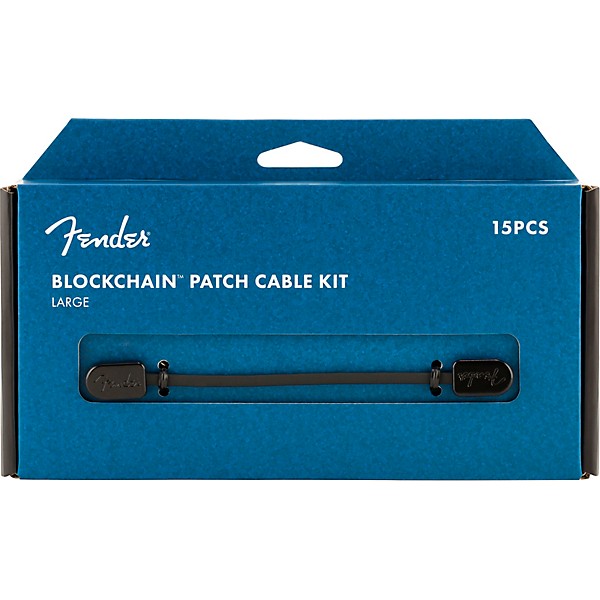Fender Blockchain Patch Cable Kit Large Black