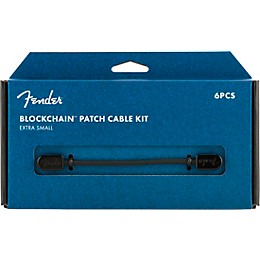 Fender Blockchain Patch Cable Kit Extra Small Black