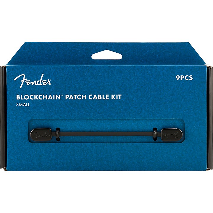 Fender Blockchain Patch Cable Kit Small Black Guitar Center