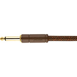 Fender Paramount Acoustic Straight to Straight Instrument Cable 10 ft. Brown