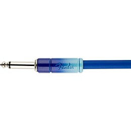 Fender Ombre Straight to Straight Instrument Cable 10 ft. Belair Blue
