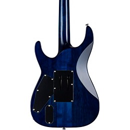 ESP LTD MH-1000 Quilted Maple Electric Guitar Black Ocean