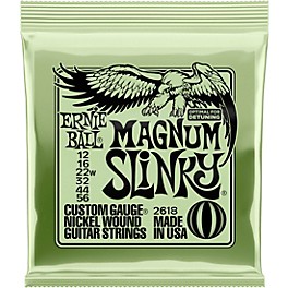 Ernie Ball Magnum Slinky Nickel Wound Electric Guitar Strings 12-56