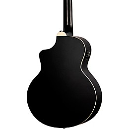 Ortega D7CE 4-String Acoustic Electric Cutaway Bass Guitar Satin Black