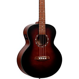 Ortega D7E 4-String Acoustic/Electric Bass Guitar Natural Ortega D7E 4-String Acoustic/Electric Bass Guitar Bourbon Burst