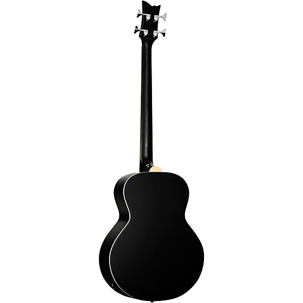 Ortega D7E 4-String Acoustic/Electric Bass Guitar Satin Black