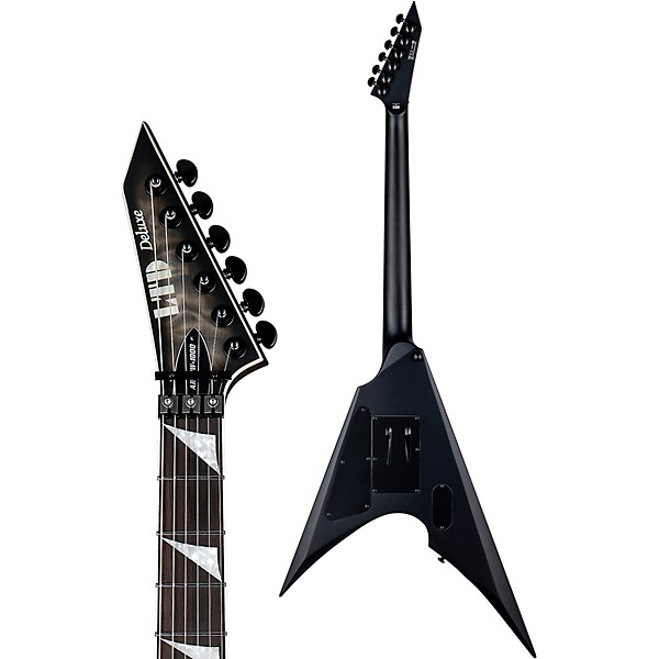 ESP LTD Arrow-1000 Quilted Maple Electric Guitar Charcoal Metallic Satin