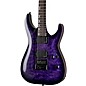 ESP LTD H-1000 EverTune Quilted Maple Electric Guitar See Thru Purple Sunburst