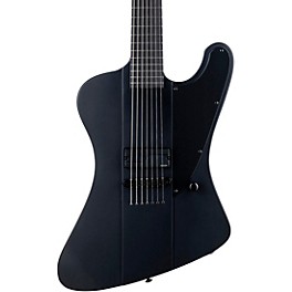 ESP LTD Phoenix-7 Baritone Black Metal Electric Guitar Black