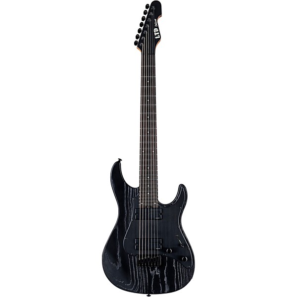 ESP LTD SN-1007 Baritone HT 7-String Electric Guitar Black Blast