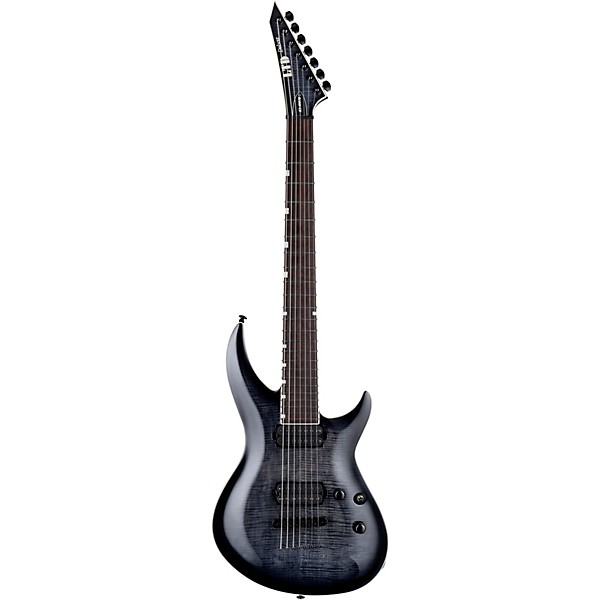 ESP LTD H3-1007 Baritone 7-String Electric Guitar See Thru Black Sunburst