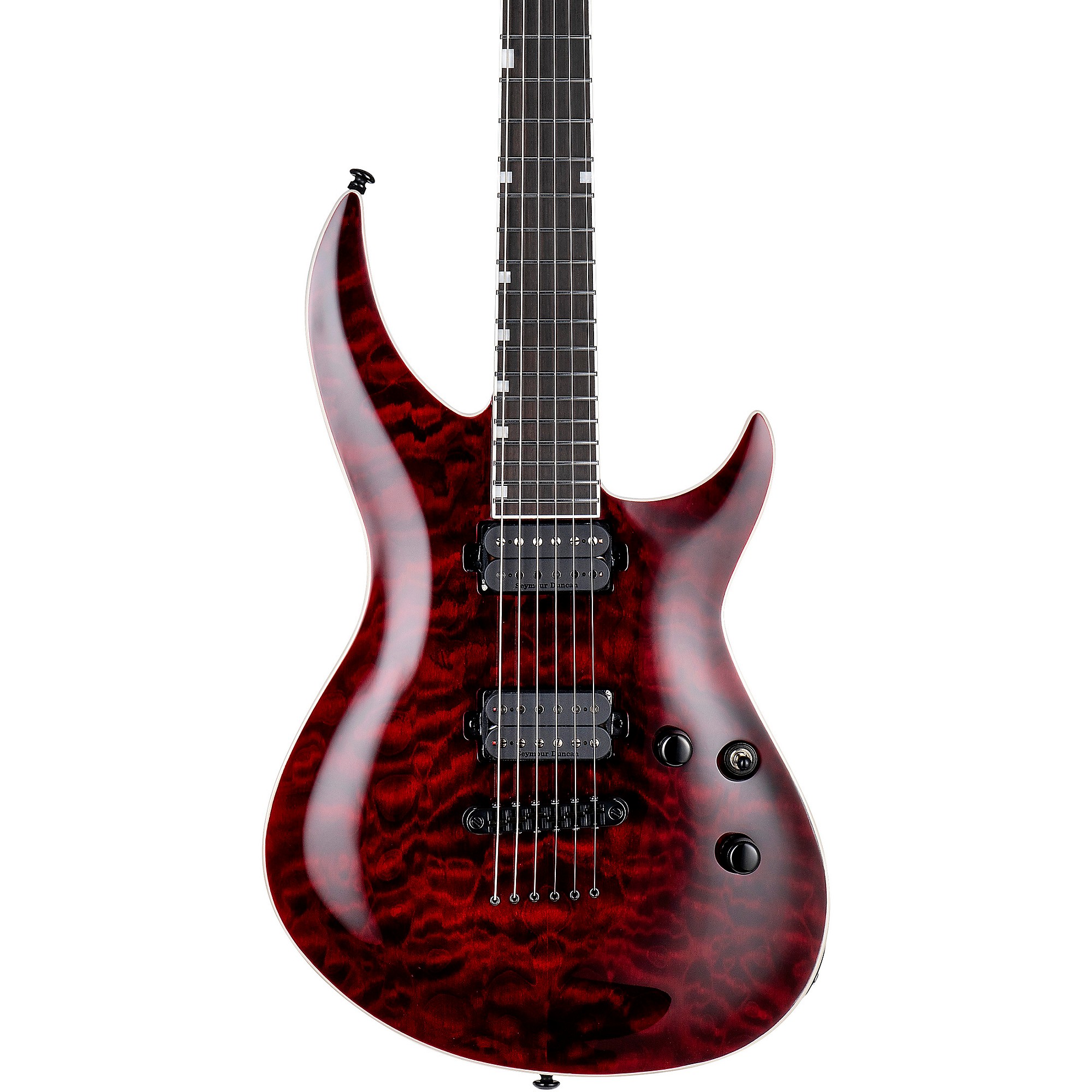 ESP LTD H3-1000 Quilted Maple Electric Guitar See Thru Black Cherry