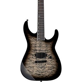 ESP LTD M-1001NT Quilted Maple Electric Guitar Charcoal Burst